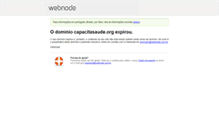 Desktop Screenshot of capacitasaude.org