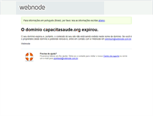 Tablet Screenshot of capacitasaude.org